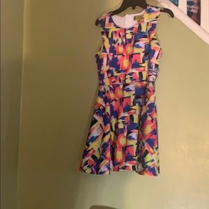 A Causal Multicolor Dress